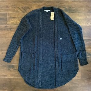 American Eagle - Grey Cardigan with Pockets - Small